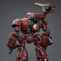 The Back Of Action Figure Adeptus Mechanicus Kastelan Robot With Heavy Phosphor Blaster 1 18 Joytoy Warhammer 40k Rectangle Image
