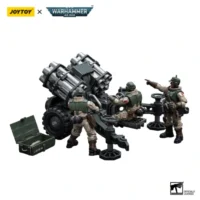 the back of Action Figure - Astra Militarum Ordnance Team with Malleus Rocket Launcher 1 18 - JOYTOY Warhammer 40K The Back Of Action Figure Astra Militarum Ordnance Team With Malleus Rocket Launcher 1 18 Joytoy Warhammer 40k