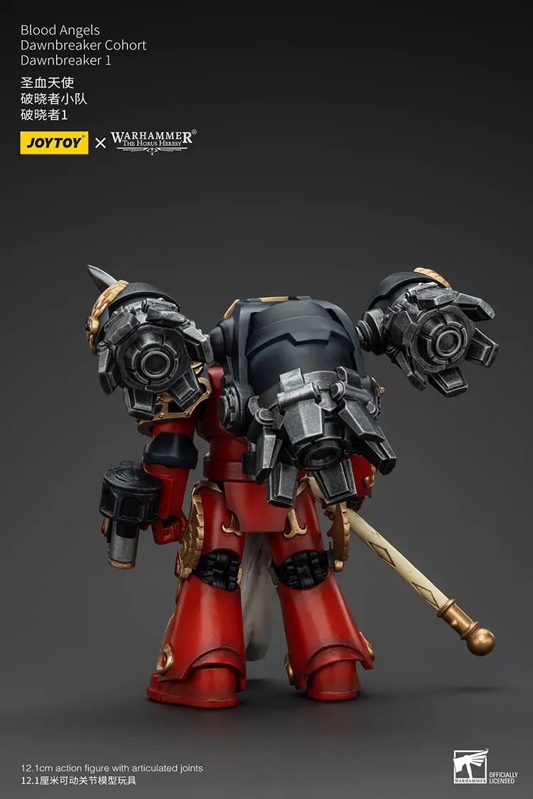 The Back Of Action Figure Blood Angels Dawnbreaker Cohort Dawnbreaker 1 1 18 Jotyoy Warhammer The Horus Heresy Rectangle Image