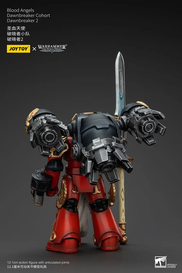 The Back Of Action Figure Blood Angels Dawnbreaker Cohort Dawnbreaker 2 1 18 Jotyoy Warhammer The Horus Heresy Rectangle Image