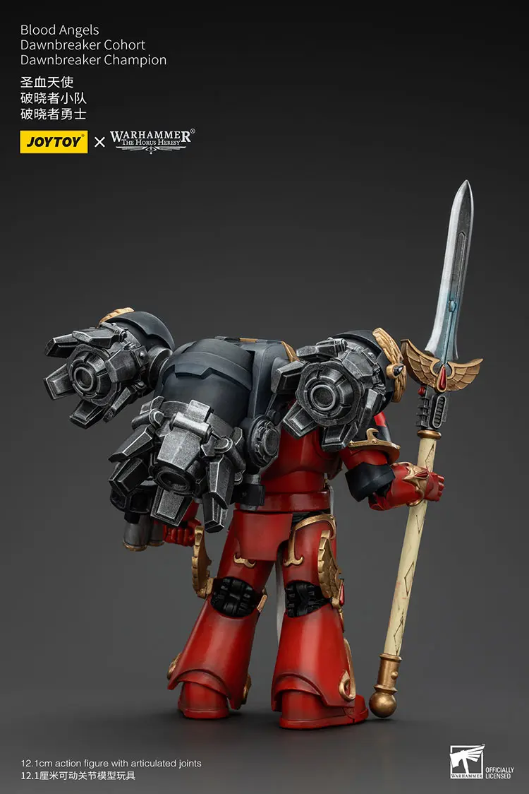 the back of Action Figure - Blood Angels Dawnbreaker Cohort Dawnbreaker Champion 1 18 - JOTYOY Warhammer The Horus Heresy rectangle image The Back Of Action Figure Blood Angels Dawnbreaker Cohort Dawnbreaker Champion 1 18 Jotyoy Warhammer The Horus Heresy Rectangle Image