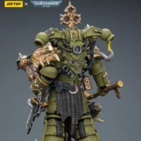 the back of Action Figure - Chaos Space Marines Death Guard Plague Marine (with Bubotic Axe and Plague Weapons) 1 18 - JOYTOY Warhammer 40K rectangle image The Back Of Action Figure Chaos Space Marines Death Guard Plague Marine (with Bubotic Axe And Plague Weapons) 1 18 Joytoy Warhammer 40k Rectangle Image