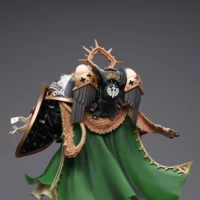 The Back Of Action Figure Dark Angels Primarch Lion El'jonson Without Two Mysterious Watchers In The Dark 1 18 Joytoy Warhammer 40k Rectangle Image