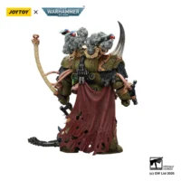 the back of Action Figure - Death Guard Deathshroud Terminators Champion with Manreaper and Plaguespurter Gauntlets 1 18 - JOYTOY Warhammer 40K in white background The Back Of Action Figure Death Guard Deathshroud Terminators Champion With Manreaper And Plaguespurter Gauntlets 1 18 Joytoy Warhammer 40k In White Background