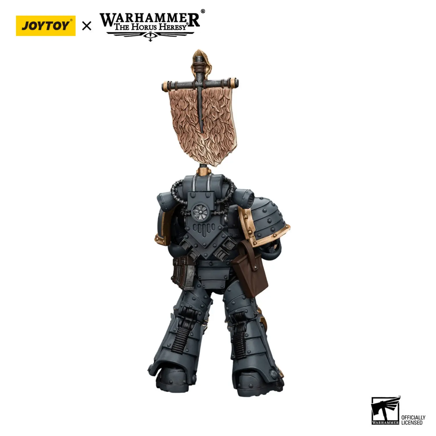 the back of Action Figure - Grey Slayer with Legion Vexilla Space Wolves Grey Slayer Pack 1 18 - JOTYOY Warhammer The Horus Heresy in white background The Back Of Action Figure Grey Slayer With Legion Vexilla Space Wolves Grey Slayer Pack 1 18 Jotyoy Warhammer The Horus Heresy In White Background