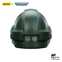 the back of Action Figure Helmet - Dark Angels MkX 1 1 Life-Size Wearable Replica - JOYTOY Warhammer 40K in white background The Back Of Action Figure Helmet Dark Angels Mkx 1 1 Life Size Wearable Replica Joytoy Warhammer 40k In White Background