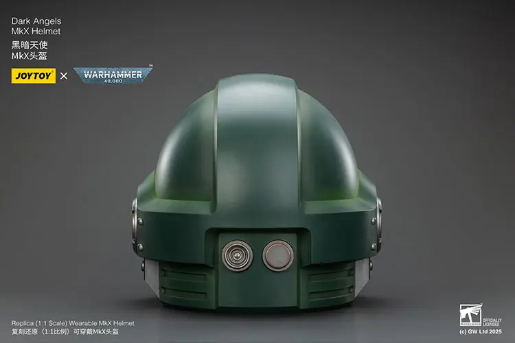 the back of Action Figure Helmet - Dark Angels MkX 1 1 Life-Size Wearable Replica - JOYTOY Warhammer 40K rectangle image The Back Of Action Figure Helmet Dark Angels Mkx 1 1 Life Size Wearable Replica Joytoy Warhammer 40k Rectangle Image