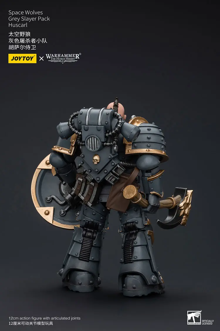 the back of Action Figure - Huscarl Space Wolves Grey Slayer Pack 1 18 - JOTYOY Warhammer The Horus Heresy rectangle image The Back Of Action Figure Huscarl Space Wolves Grey Slayer Pack 1 18 Jotyoy Warhammer The Horus Heresy Rectangle Image