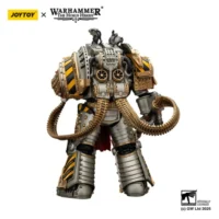 The Back Of Action Figure Iron Warriors Perturabo, Primarch Of The Ivth Legion 1 18 Jotyoy Warhammer The Horus Heresy In White Background