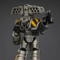 The Back Of Action Figure Iron Warriors Tyrant Siege Master Terminator With Rocket Launcher 1 18 Jotyoy Warhammer The Horus Heresy Rectangle Image