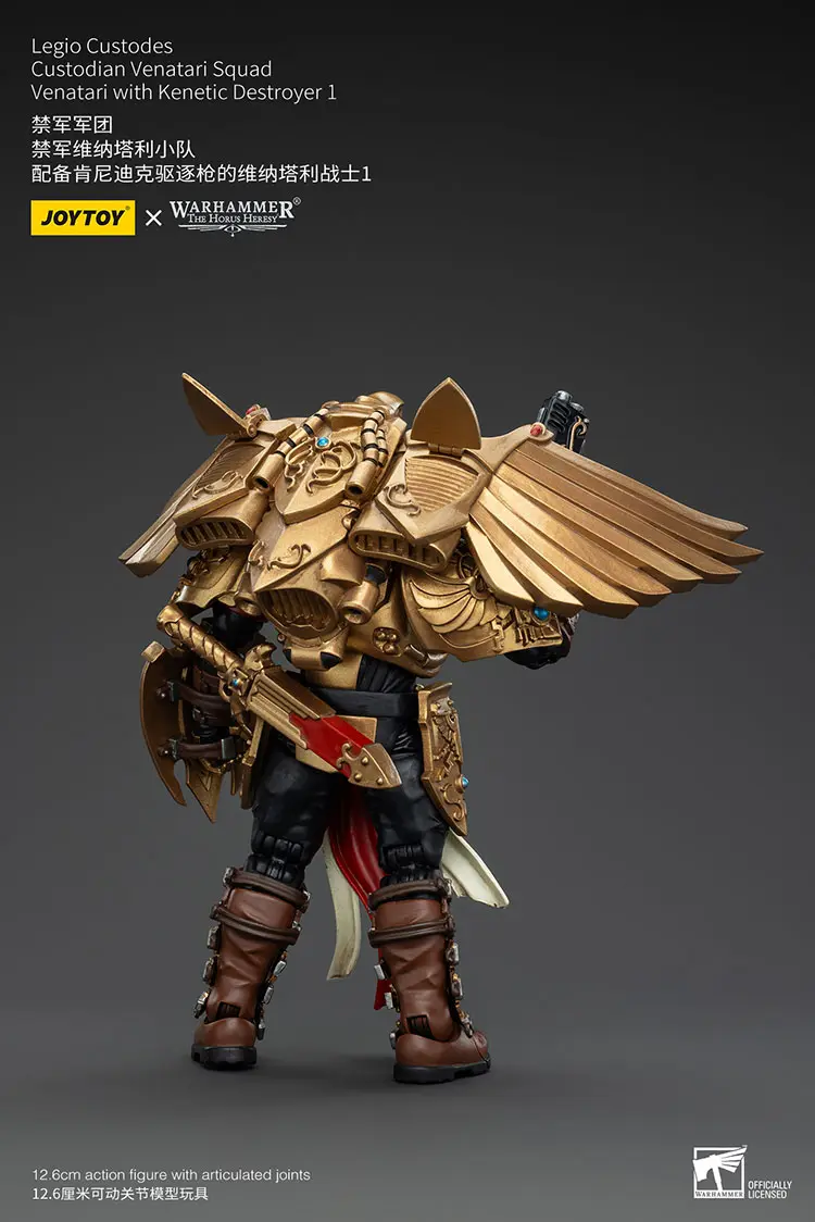 the back of Action Figure - Legio Custodes Venatari with Kinetic Destroyer 1 18 - JOTYOY Warhammer The Horus Heresy rectangle image The Back Of Action Figure Legio Custodes Venatari With Kinetic Destroyer 1 18 Jotyoy Warhammer The Horus Heresy Rectangle Image
