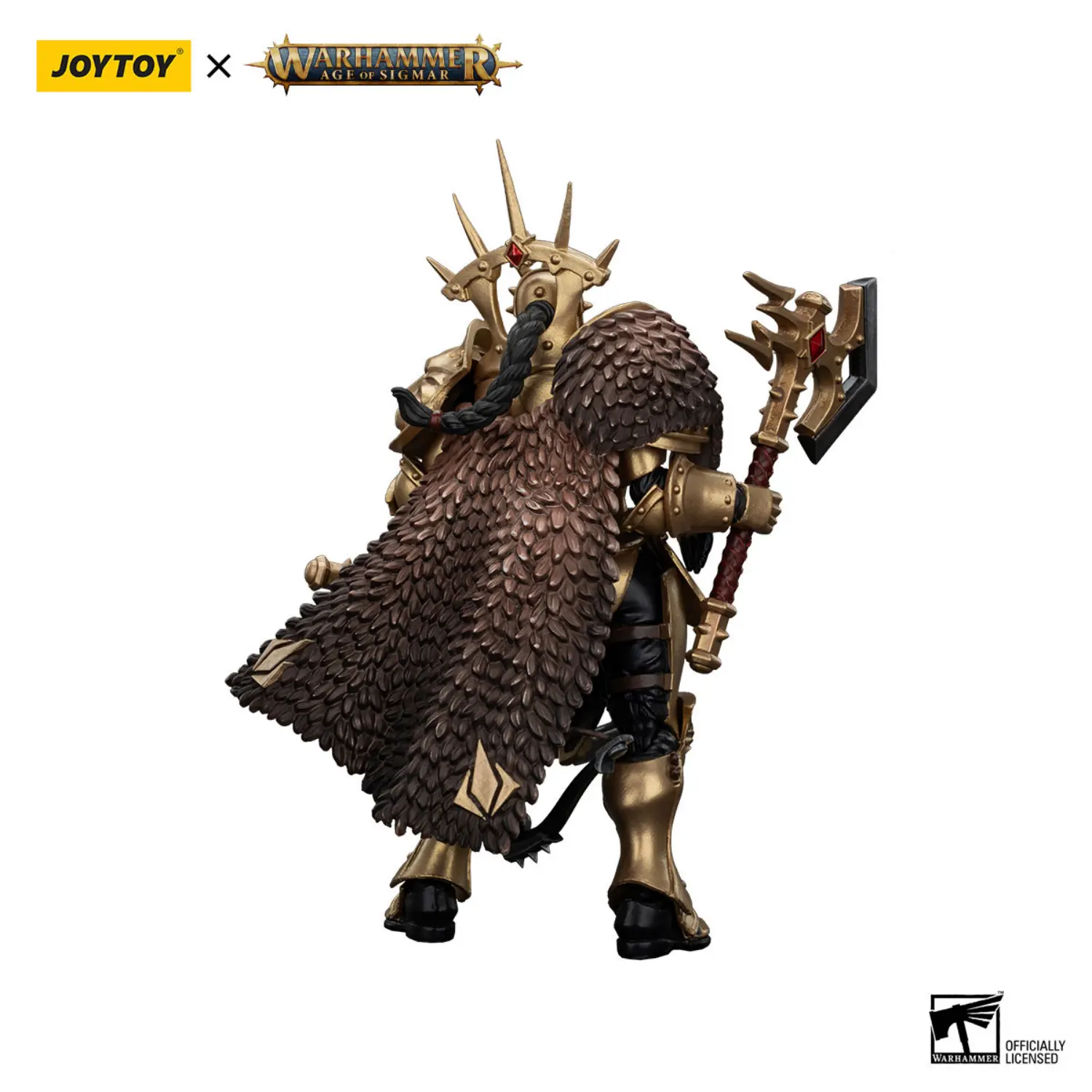 the back of Action Figure - Neave Blacktalon Stormcast Eternals The Blacktalons 1 18 - JOTYOY Warhammer Age of Sigmar in white background The Back Of Action Figure Neave Blacktalon Stormcast Eternals The Blacktalons 1 18 Jotyoy Warhammer Age Of Sigmar In White Background