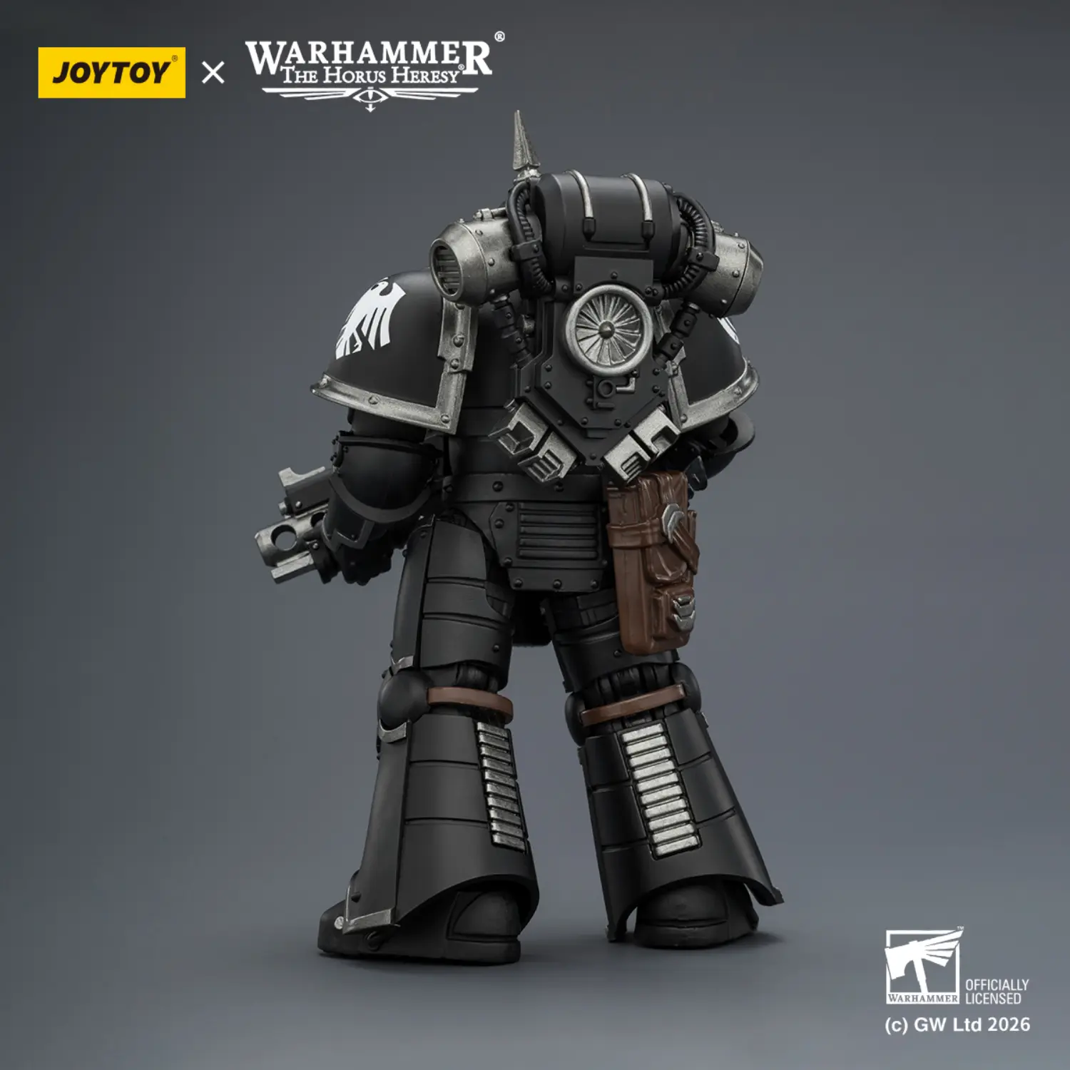 the back of Action Figure - Raven Guard MK III Tactical Legionary with Bolter and Bolt Pistol 1 18 - JOTYOY Warhammer The Horus Heresy The Back Of Action Figure Raven Guard Mk Iii Tactical Legionary With Bolter And Bolt Pistol 1 18 Jotyoy Warhammer The Horus Heresy