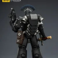 The Back Of Action Figure Raven Guard Mkvi Tactical Sergeant With Power Sword, Bolter And Plasma Pistol 1 18 Jotyoy Warhammer The Horus Heresy Rectangle Image