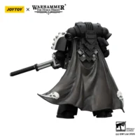The Back Of Action Figure Raven Guard Mor Deythan With Nemesis Bolt Rifle 1 18 Jotyoy Warhammer The Horus Heresy In White Background