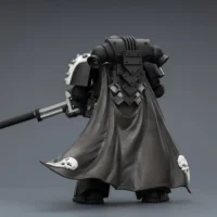 The Back Of Action Figure Raven Guard Mor Deythan With Nemesis Bolt Rifle 1 18 Jotyoy Warhammer The Horus Heresy Rectangle Image