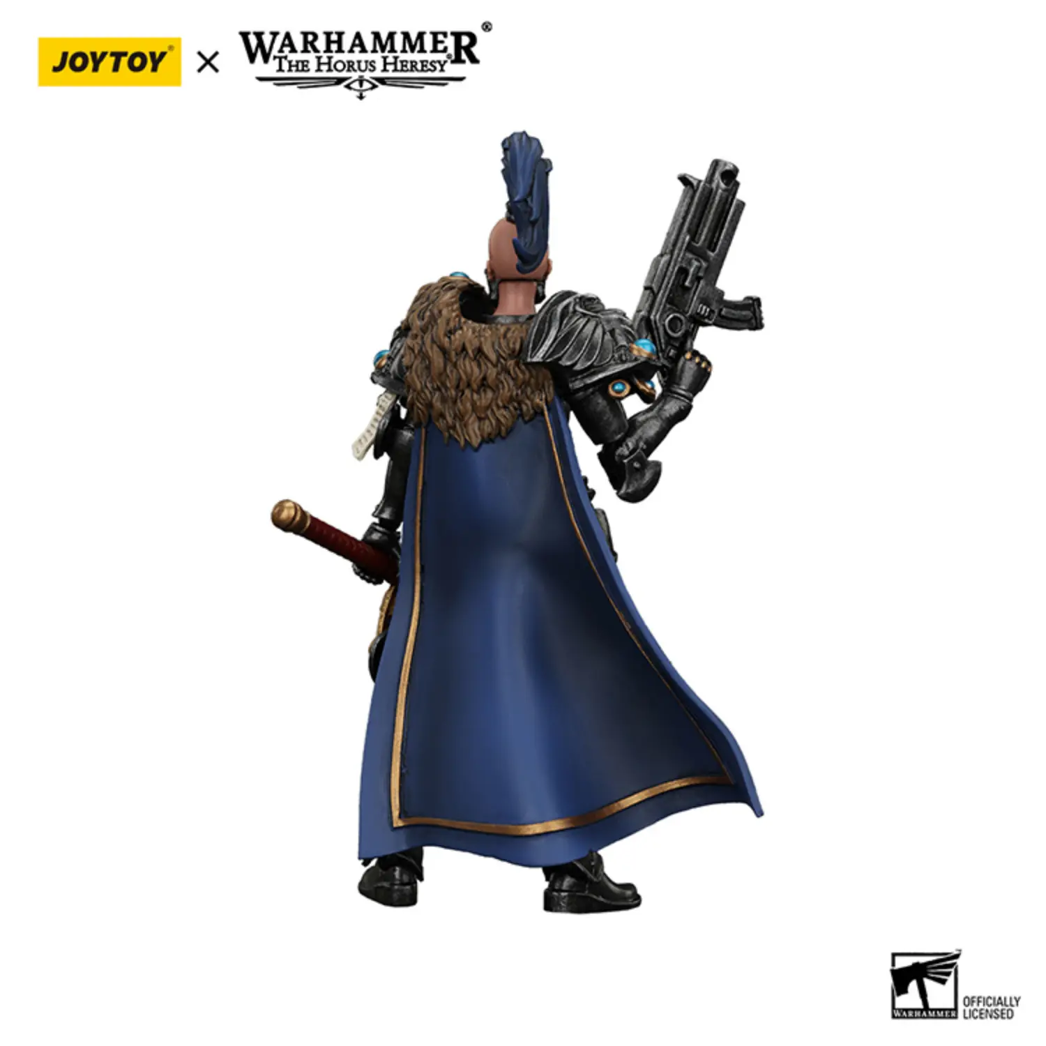 The Back Of Action Figure Sisters Of Silence Argent Lynx Vigilator 1 18 Jotyoy Warhammer The Horus Heresy In White Background