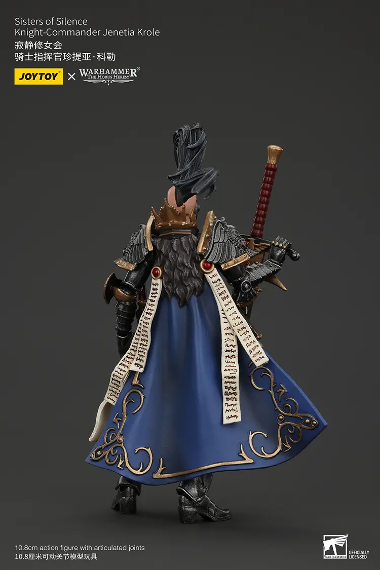 The Back Of Action Figure Sisters Of Silence Knight Commander Jenetia Krole 1 18 Jotyoy Warhammer The Horus Heresy Rectangle Image