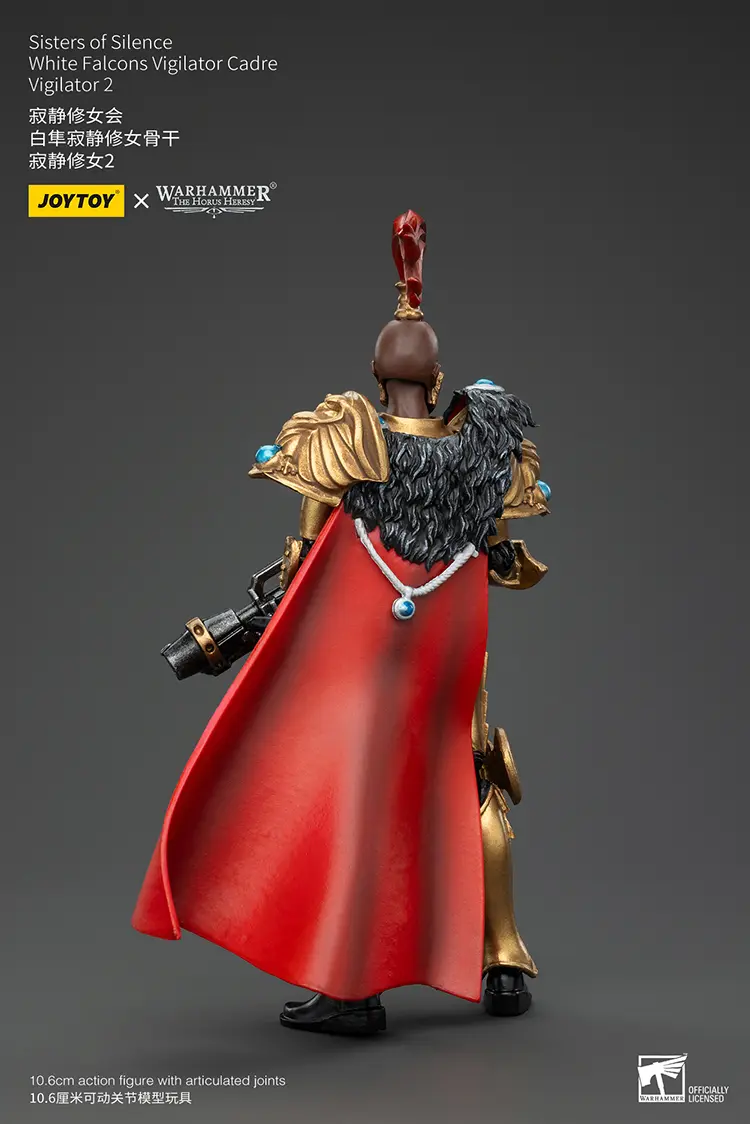the back of Action Figure - Sisters of Silence White Falcons Vigilator 2 1 18 - JOTYOY Warhammer The Horus Heresy rectangle image The Back Of Action Figure Sisters Of Silence White Falcons Vigilator 2 1 18 Jotyoy Warhammer The Horus Heresy Rectangle Image