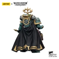 The Back Of Action Figure Sons Of Horus Tybalt Marr, Captain Of The 18th Company 1 18 Jotyoy Warhammer The Horus Heresy In White Background