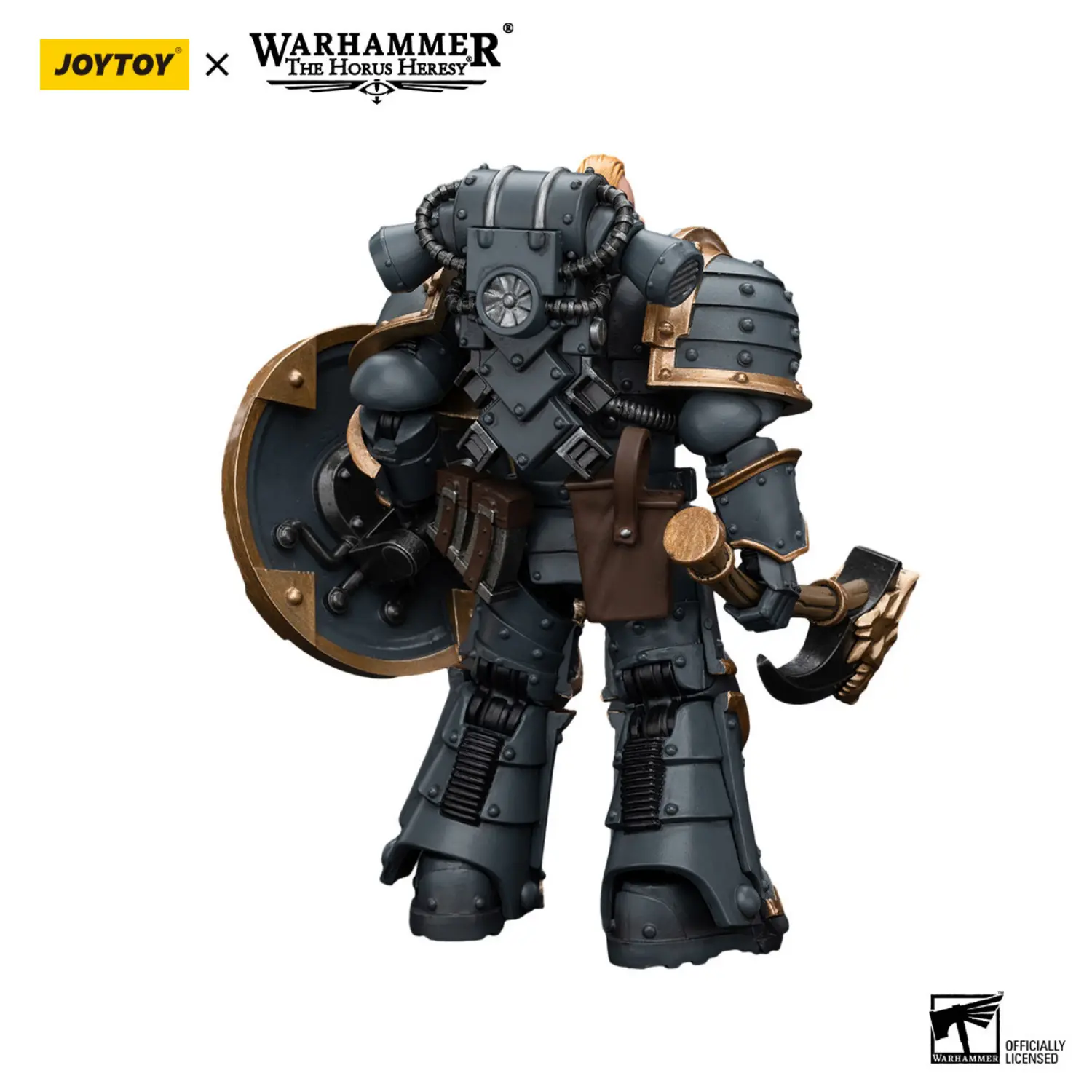 The Back Of Action Figure Space Wolves Grey Slayer 1 (grey Slayer Pack) 1 18 Jotyoy Warhammer The Horus Heresy In Whte Backgrond