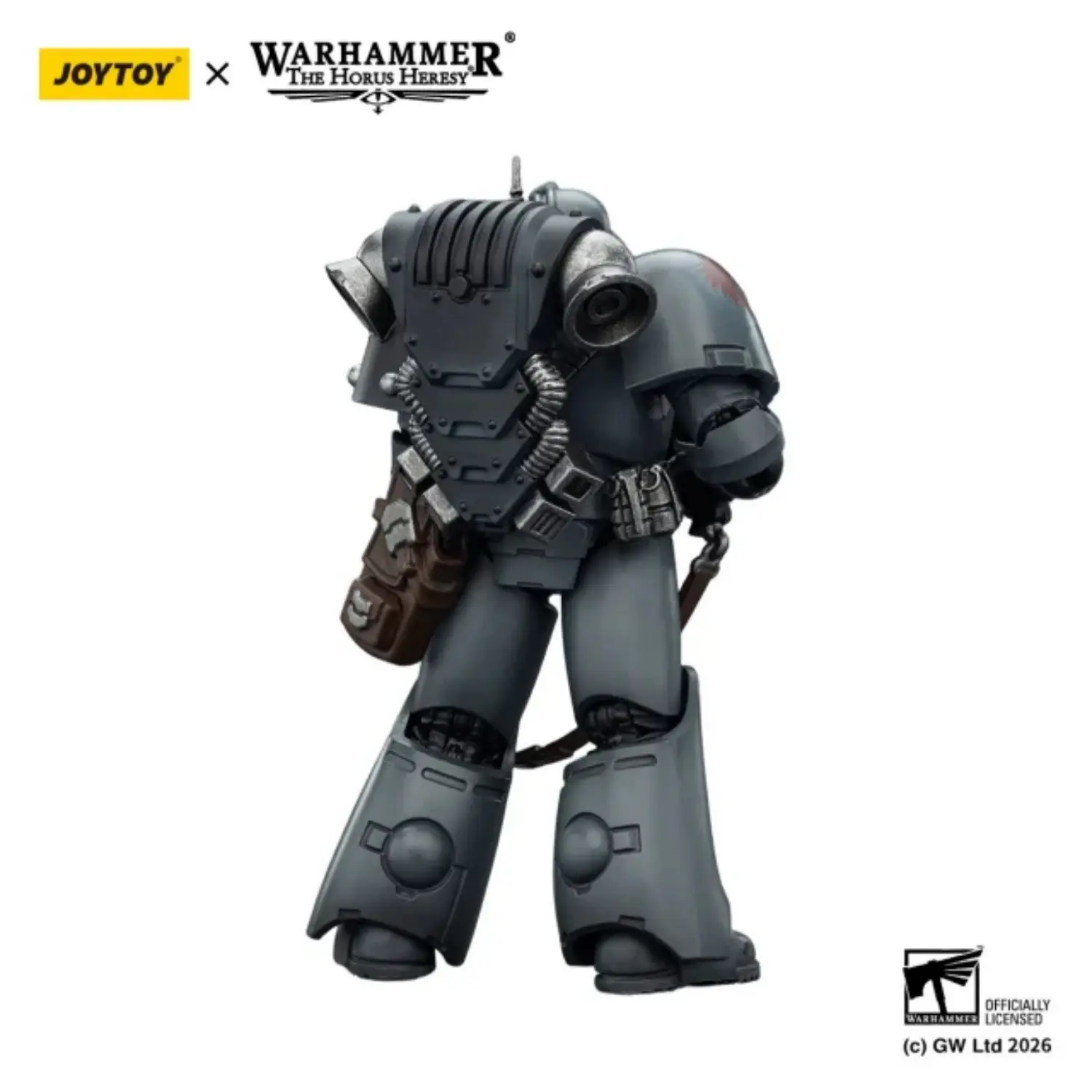the back of Action Figure - Space Wolves MKVI Tactical Legionary 1 18 - JOTYOY Warhammer The Horus Heresy in white background The Back Of Action Figure Space Wolves Mkvi Tactical Legionary 1 18 Jotyoy Warhammer The Horus Heresy In White Background