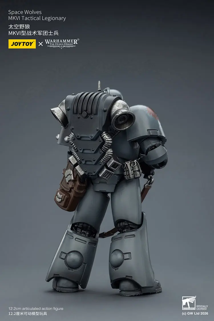 the back of Action Figure - Space Wolves MKVI Tactical Legionary 1 18 - JOTYOY Warhammer The Horus Heresy rectangle image The Back Of Action Figure Space Wolves Mkvi Tactical Legionary 1 18 Jotyoy Warhammer The Horus Heresy Rectangle Image