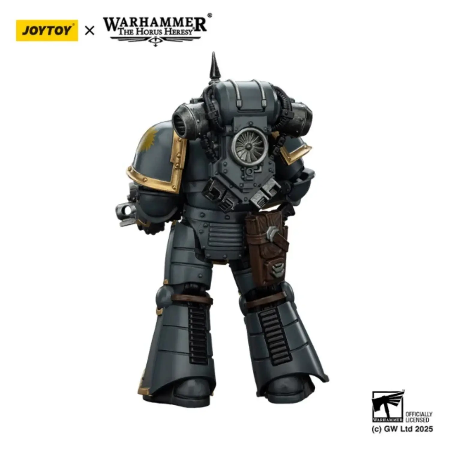 the back of Action Figure - Space Wolves MkIII Tactical Legionary 1 18 - JOTYOY Warhammer The Horus Heresy in white background The Back Of Action Figure Space Wolves Mkiii Tactical Legionary 1 18 Jotyoy Warhammer The Horus Heresy In White Background