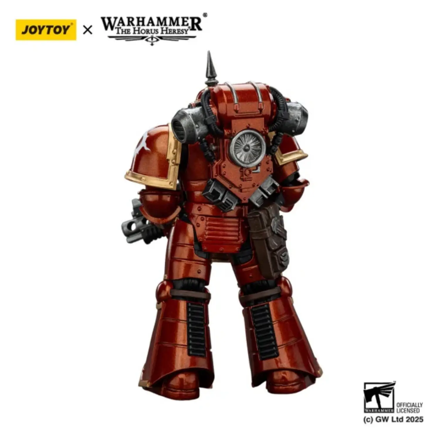 The Back Of Action Figure Thousand Sons Mkiii Tactical Legionary 1 18 Jotyoy Warhammer The Horus Heresy In White Background