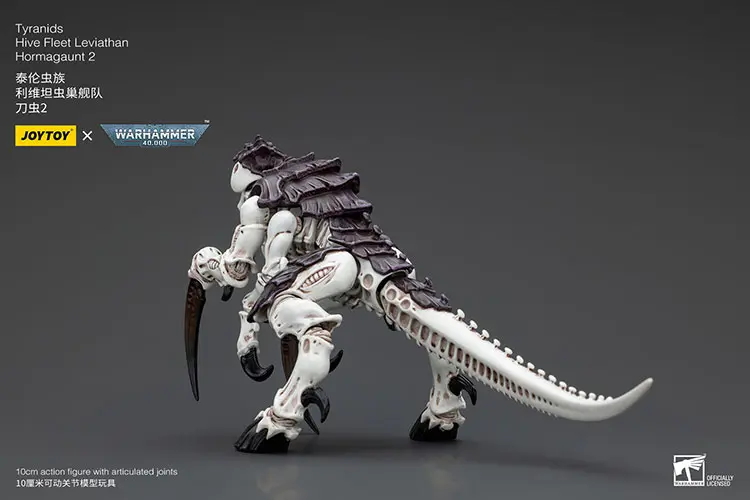 the back of Action Figure - Tyranids Hive Fleet Leviathan Hormagaunt B 1 18 - JOYTOY Warhammer 40K rectangle image The Back Of Action Figure Tyranids Hive Fleet Leviathan Hormagaunt B 1 18 Joytoy Warhammer 40k Rectangle Image