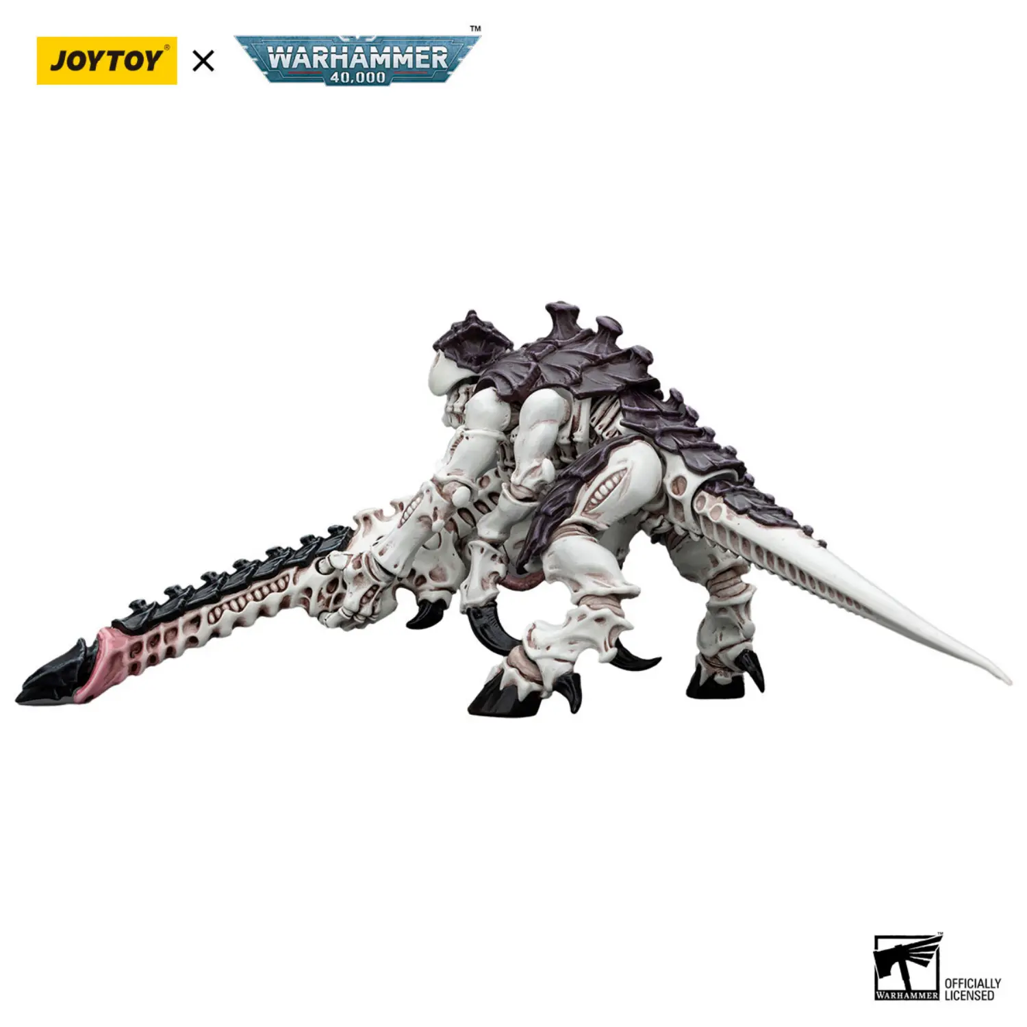 the back of Action Figure - Tyranids Hive Fleet Leviathan Termagant with Spike Rifle 1 18 - JOYTOY Warhammer 40K in white background The Back Of Action Figure Tyranids Hive Fleet Leviathan Termagant With Spike Rifle 1 18 Joytoy Warhammer 40k In White Background