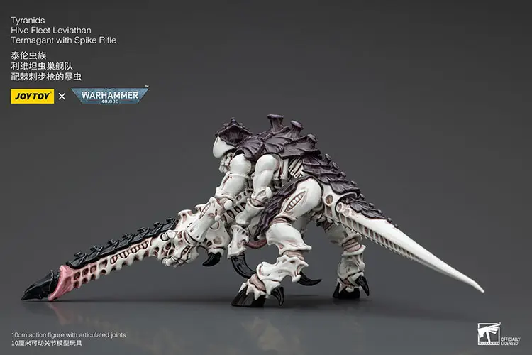 the back of Action Figure - Tyranids Hive Fleet Leviathan Termagant with Spike Rifle 1 18 - JOYTOY Warhammer 40K rectangle image The Back Of Action Figure Tyranids Hive Fleet Leviathan Termagant With Spike Rifle 1 18 Joytoy Warhammer 40k Rectangle Image