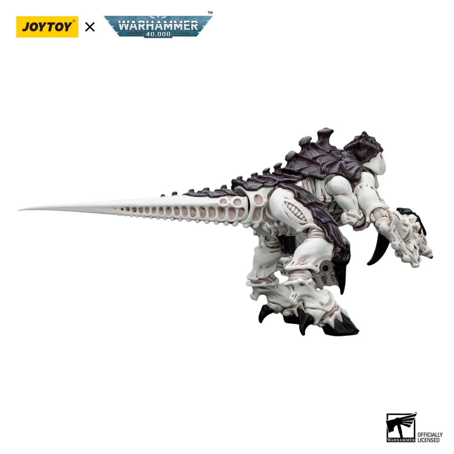 the back of Action Figure - Tyranids Hive Fleet Leviathan Termagant with Spinefists 1 18 - JOYTOY Warhammer 40K in white background The Back Of Action Figure Tyranids Hive Fleet Leviathan Termagant With Spinefists 1 18 Joytoy Warhammer 40k In White Background