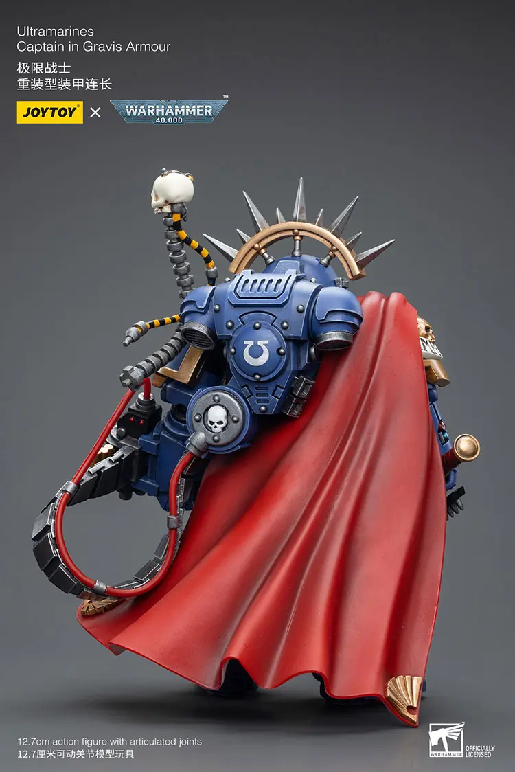 the back of Action Figure - Ultramarines Captain in Gravis Armour 1 18 - JOYTOY Warhammer 40K rectangle image The Back Of Action Figure Ultramarines Captain In Gravis Armour 1 18 Joytoy Warhammer 40k Rectangle Image