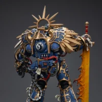the back of Action Figure - Ultramarines Primarch Roboute Guilliman 1 18 - JOYTOY Warhammer 40K rectangle image The Back Of Action Figure Ultramarines Primarch Roboute Guilliman 1 18 Joytoy Warhammer 40k Rectangle Image