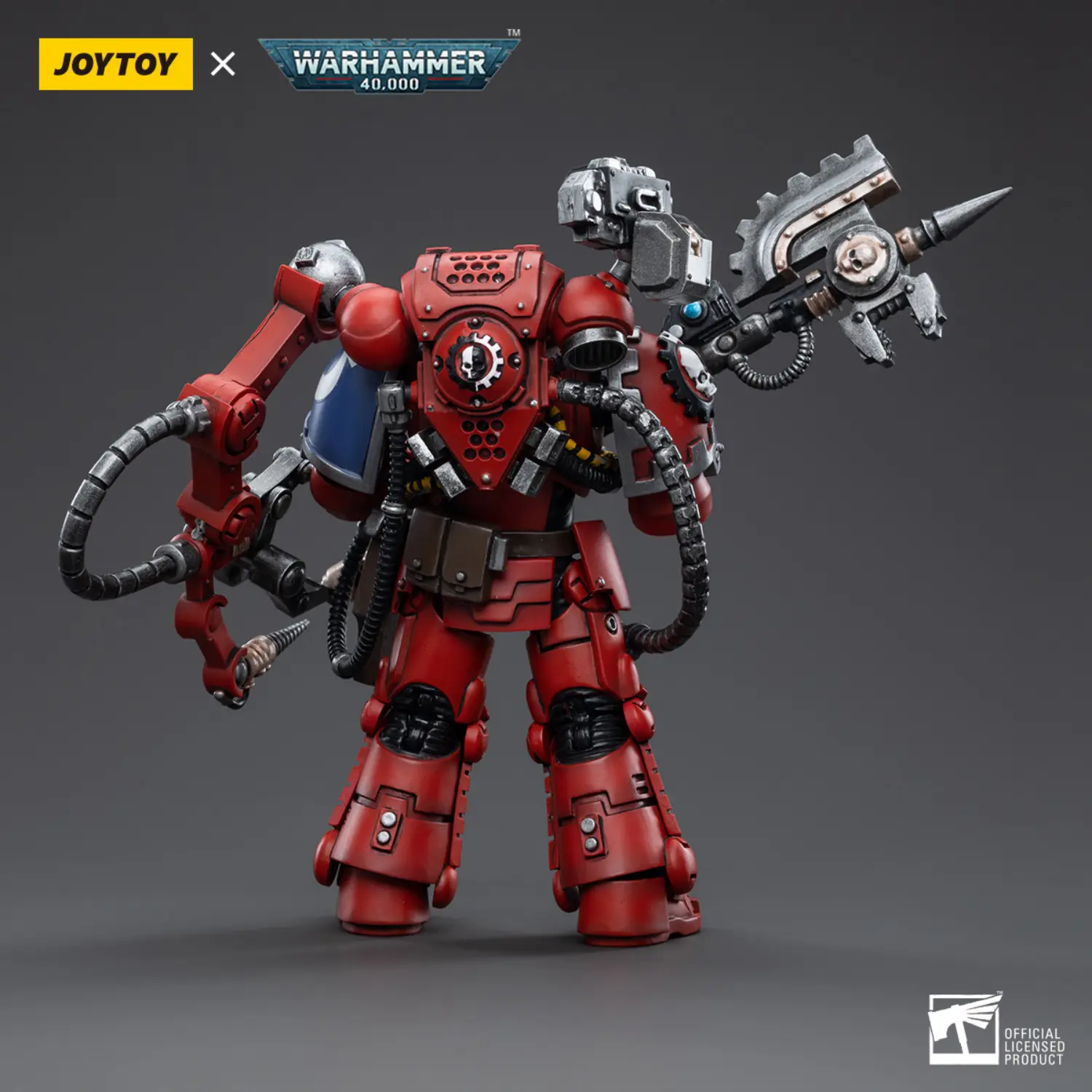 the back of Action Figure - Ultramarines Primaris Techmarine Brother Tybestis 1 18 - JOYTOY Warhammer 40K The Back Of Action Figure Ultramarines Primaris Techmarine Brother Tybestis 1 18 Joytoy Warhammer 40k