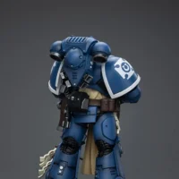 the back of Action Figure - Ultramarines Sternguard Veteran with Auto Bolt Rifle 1 18 - JOYTOY Warhammer 40K rectangle image The Back Of Action Figure Ultramarines Sternguard Veteran With Auto Bolt Rifle 1 18 Joytoy Warhammer 40k Rectangle Image