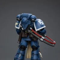 the back of Action Figure - Ultramarines Sternguard Veteran with Heavy Bolter 1 18 - JOYTOY Warhammer 40K rectangle image The Back Of Action Figure Ultramarines Sternguard Veteran With Heavy Bolter 1 18 Joytoy Warhammer 40k Rectangle Image