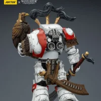 the back of Action Figure - White Scars Legion Praetor in Cataphractii Terminator Armour 1 18 - JOYTOY Warhammer 40K rectangle image The Back Of Action Figure White Scars Legion Praetor In Cataphractii Terminator Armour 1 18 Joytoy Warhammer 40k Rectangle Image