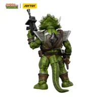 The Back Of The Action Figure Adjutant Zork Tmnt Nickelodeon 1 18 Joytoy Teenage Mutant Ninja Turtles