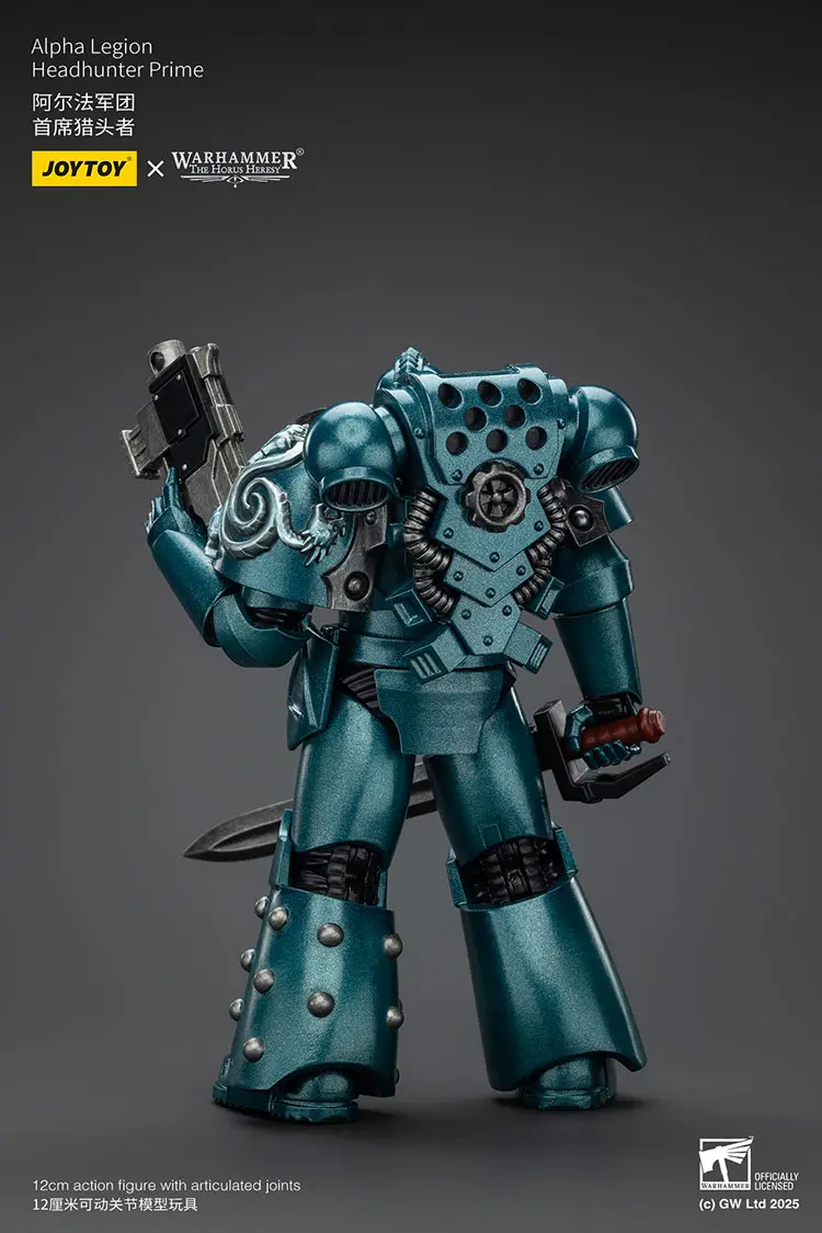 the back of the Action Figure - Alpha Legion Headhunter Prime 1 18 - JOTYOY Warhammer The Horus Heresy rectangle image The Back Of The Action Figure Alpha Legion Headhunter Prime 1 18 Jotyoy Warhammer The Horus Heresy Rectangle Image