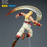 the back of the Action Figure - Andy Bogard KOF _98 UM Fatal Fury Team SNK 1 18 - JOYTOY The King of Fighters on display stand rectangle image Action Figure - Andy Bogard KOF '98 UM Fatal Fury Team SNK 1/18 - JOYTOY The King of Fighters