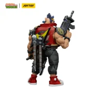 The Back Of The Action Figure Bebop Tmnt Nickelodeon 1 18 Joytoy Teenage Mutant Ninja Turtles In White Background