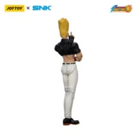 the back of the Action Figure - Benimaru Nikaido KOF _98 UM Hero Team SNK 1 18 - JOYTOY The King of Fighters in white background