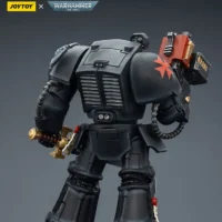 the back of the Action Figure - Black Templars Terminator 1 with Power Sword and Storm Bolter 1 18 - JOYTOY Warhammer 40K rectangle image the back of the Action Figure - Black Templars Terminator 1 with Power Sword and Storm Bolter 1 18 - JOYTOY Warhammer 40K rectangle image