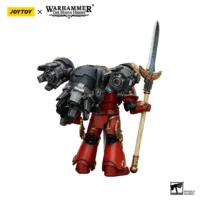 the back of the Action Figure - Blood Angels Dawnbreaker Cohort Dawnbreaker Champion 1 18 - JOTYOY Warhammer The Horus Heresy in white background The Back Of The Action Figure Blood Angels Dawnbreaker Cohort Dawnbreaker Champion 1 18 Jotyoy Warhammer The Horus Heresy In White Background