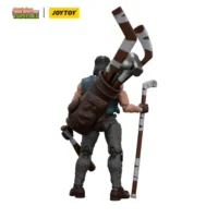 The Back Of The Action Figure Casey Jones Tmnt Nickelodeon 1 18 Joytoy Teenage Mutant Ninja Turtles In White Background
