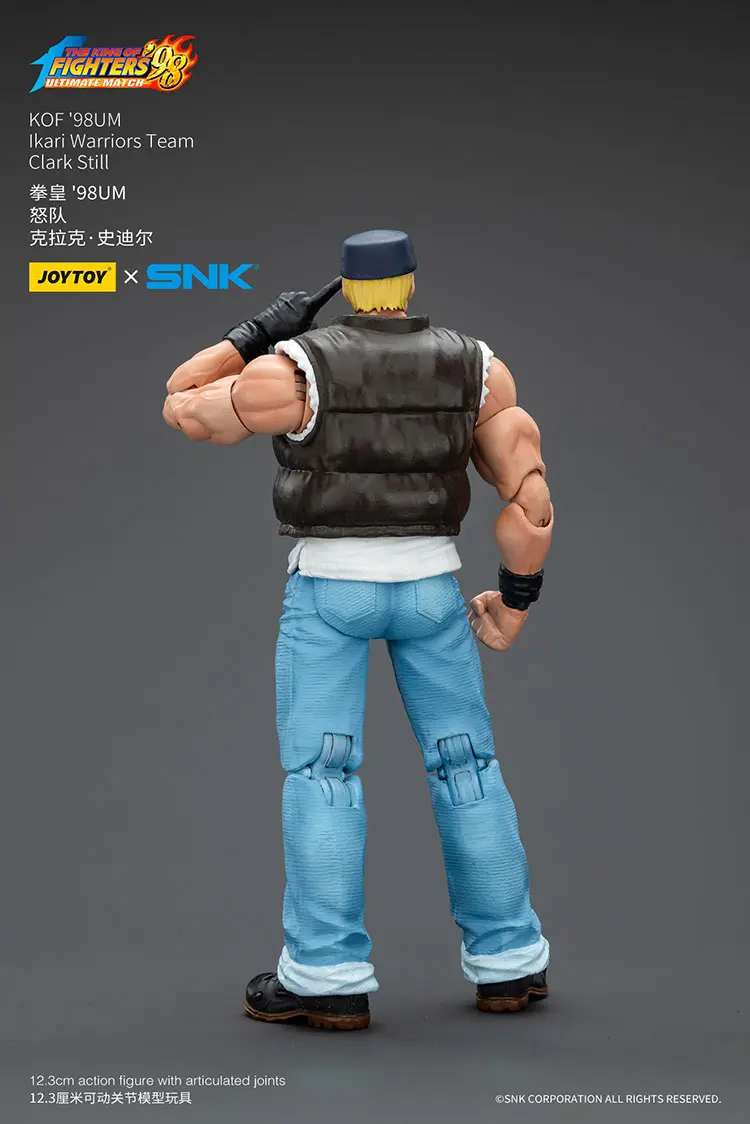 Action Figure - Clark Still KOF '98 UM Ikari Warriors Team SNK 1/18 - JOYTOY The King of Fighters