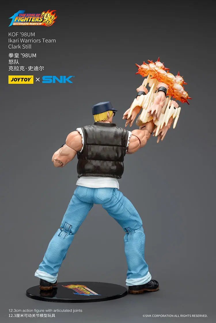 Action Figure - Clark Still KOF '98 UM Ikari Warriors Team SNK 1/18 - JOYTOY The King of Fighters