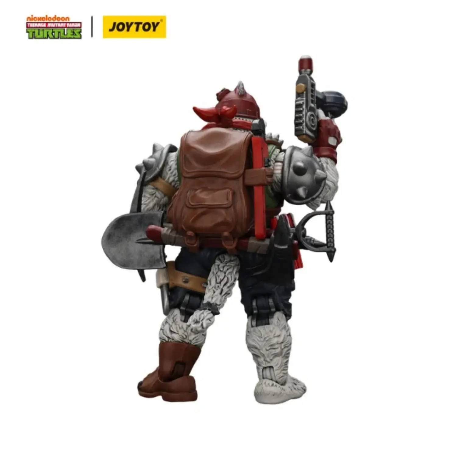 The Back Of The Action Figure Dirtbag Tmnt Nickelodeon 1 18 Joytoy Teenage Mutant Ninja Turtles In White Background